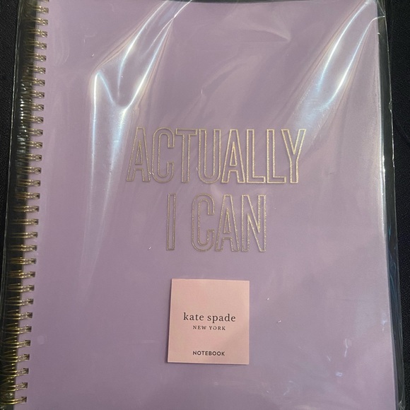 Purple Kate Spade Notebook